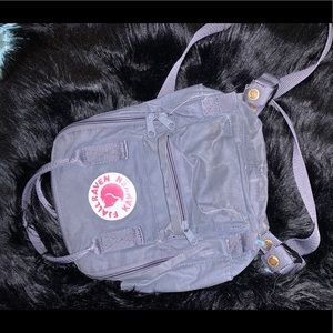 Fjallraven Kanken distressed mini backpack